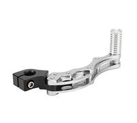Cocoarm Kick Starter Levier de Démarrage en Alliage d'aluminium Remplacement Direct Installation Facile Haute Précision pour Les Pilotes de Scooter de Moto Universels (SILVER)