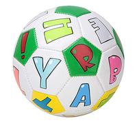 Cocoarm Kids Soccer Ball Youth Training Football Football # 2 13cm / 5.1 Pouces avec Une Précision de Matériel PU de Haute qualité Cousu pour Les Enfants et Les étudiants (Balle d'alphabet)