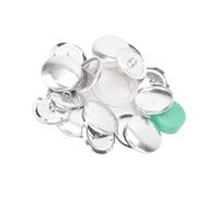 Cocoarm Kit de Boutons de Couverture, Ensemble D'outils de Fabricant de Bouton de Bricolage pour les Dons de Bijoux Accessoires de Jouets avec Matériau en Caoutchouc Métallique à (30MM)