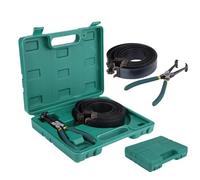 Cocoarm Kit de compresseur de segment de piston pour voiture, 62-145mm, 14 segments de piston et 1 pince, acier au manganèse et fer, vert, 27x21x5,5 cm, 1570 g