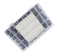 Cocoarm Kit de Condensateur électrolytique en Aluminium de 630 Pièces, Boîte d'assortiment de Condensateurs électrolytiques de 24 Valeurs, 0,1uF à 1000uF 10V à 50V, pour les Réparations de