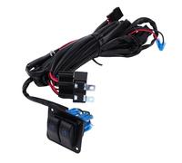 Cocoarm Kit de Faisceau de Câblage de Fusible de Relais de Commutateur à Bascule 16AWG étiqueté à Monter Soi-même pour Voitures, Bateaux, Camions ATV, 4 Fils