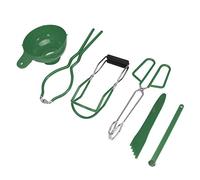 Cocoarm Kit de Mise en Conserve, Pinces Alimentaires en Acier Inoxydable et en Silicone, Ensemble de 6 Lève-bocs avec ocal, Entonnoir de Levage de Couvercle Magnétique et Mesureur pour la