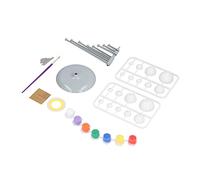 Cocoarm Kit de Modèle de Système Solaire en Plastique à Monter Soi-même, Planétarium de Neuf Planètes avec étiquettes de Planète Anglaises, Décoration d'affichage aux Couleurs Vives pour Enfants,