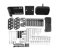 Cocoarm Kit de Pédale de Gaz et de Frein avec Conception Non Glissante pour des Performances de Contrôle Optimales pour Les Amateurs D'automobile Alliage + Acier