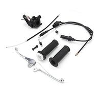 Cocoarm Kit de Poignée D'accélérateur, Kit Complet avec Levier de Frein et Interrupteur D'allumage pour YZinger 50 et PeeWee PW50, Installation Facile, Haute Performance, fabriqué à