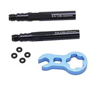 Cocoarm Kit de Prolongateur de Valve de Pneu, Gonflage de Vélo, Extension | Accessoire de tube français, raccord détachable, gonflage de vélo, anodisé pour