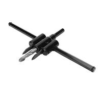 Cocoarm Kit de Scie Cloche Réglable en Acier allié, Double Lame avec Marques d'échelle, Profondeur de Coupe de 3 à 50 Mm pour Panneau en Bois et Plastique, Bricolage, Haut-parleur, Lampe Spot