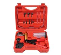 Cocoarm Kit de Testeur de Pompe à Vide à Main, Outil de Purge d'embrayage de Frein en Caoutchouc ABS avec Jauge à Vide 0 à 30 InHg, Système de Purge de Frein par Un Homme pour Vélo, Voiture, Camion,