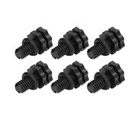 Cocoarm Kit DE Valve DE Ventilation en Plastique pour Filtre DE Piscine, Lot DE 6, Filetage DE 8 Mm avec Bague d'étanchéité pour DE et Filtre à Cartouche, Nettoyage DE Piscine, Réparation DE