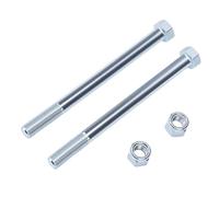 Cocoarm Kit d'écrous de Boulons de Rotule de Support de Cadre A de Suspension Arrière, Remplacement en Métal argenté pour 90 110 130 1983 2016