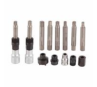 Cocoarm Kit d'outils de Poulie d'alternateur 13 Pièces, Acier au Chrome Vanadium, Ensemble 'Outils de Retrait de Roue Libre pour Poulies OAD OWC, Utilisation Pratique pour Plusieurs Modèles de