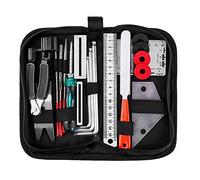Cocoarm Kit D'outils de Réparation de Guitare 18 en 1, Sac de Configuration Luthier, Uke Basse (outils de réparation de guitare)