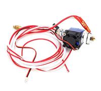 Cocoarm Kit Hotend d'extrudeuse d'imprimante 3D Remplacement Hotend en Aluminium 1,75 Mm 0,07 Pouces 0,4 Mm 0,02 Pouces pour V6 avec Tige Chauffante de Buse de Bloc en Aluminium pour l' PLA ABS