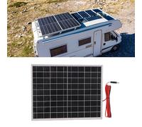 Cocoarm Kit Panneau Solaire 100W Monocristallin avec Contrôleur | Module PV Haute efficacité, Charge Rapide à Double Puce, Sortie DC5521+USB+Type C, pour Camping-car Bateau Remorque Ferme