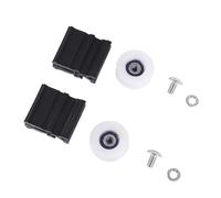 Cocoarm Kits de Remplacement de Roue de Porte de Serre de 22 Mm Roues de Rouleaux de Porte Coulissants Faciles à Installer avec du Matériau en Nylon pour Les Serres des Salles