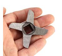 Cocoarm Lame de Hachoir à Viande en Acier en Forme de Croix, Pièce de Rechange pour Batteur sur Socle, Hachage Rapide et Efficace, Adaptée aux Saucisses Faites Maison (Taille 10 (ID 19,8 mm/0,78