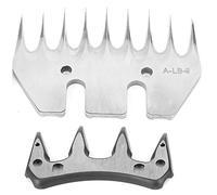 Cocoarm Lame de Tondeuse pour Moutons, Tête de Coupe en Acier Inoxydable, 9 ou 13 Dents, for Tonte des Moutons (Lame Droite 9 Dents (+ oscillante))