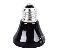 Cocoarm Lampe Chauffante pour Reptiles, émetteur en Céramique, Ampoule Infrarouge sans Lumière pour Reptiles, Chats, Poulets, Perroquets, Matériau en Céramique Durable Fournit une Chaleur Stable (50W)