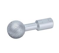 Cocoarm Lime Rotative en Acier au Carbone, Fraise Rotative, Tête de Meulage Sphérique, Embout de 40 Mm, Longueur de 108 Mm, pour la Sculpture sur Bois, le Travail des Métaux, l'ébavurage, la (14mm)