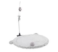 Cocoarm Lit de Bureau pour Chat, Cadre d'escalade Confortable et Peu Encombrant pour Chatons Ludiques, Accessoire de Bureau en Peluche pour Une Utilisation Toute L'année