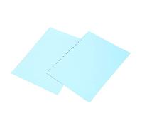 Cocoarm Lot de 20 Feuilles de Protection en Plastique PP Mat A4 30 Trous pour Présentations, Rapports et Cahiers avec Surface d'écriture Translucide (vert clair)