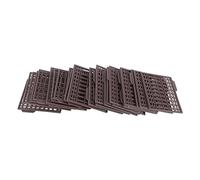 Cocoarm Lot de 30 Bouchons d'appât en Plastique de qualité Supérieure pour la Pêche à la Carpe, Rétention Sécurisée des Appâts et Utilisation Polyvalente avec Bouillettes et Granulés (Café)