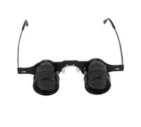 Cocoarm Lunettes Jumelles Lunettes d'opéra Mains Libres avec Lentilles Optiques 10x Mise au Point Individuelle Réglable 58 à 74 Mm IPD pour l'observation des Oiseaux, la Pêche, Le Sport, Les (Black)