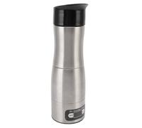 Cocoarm Machine à café Portable pour Voiture, Machine à café de Voyage en Acier Inoxydable 304, 12 V 24 V 150 Ml Chauffe en 5 à 8 Minutes, Cafetière 140 F pour les Conducteurs, les Voyages en Camping