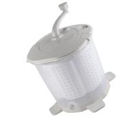 Cocoarm Machine à Laver Manuelle, Laveuse à Manivelle Portable avec Acier Inoxydable ABS, Essorage 1200 Tr/min, Panier Amovible, Pieds à Ventouse, pour Comptoir de Lessive dans les Petits Espaces