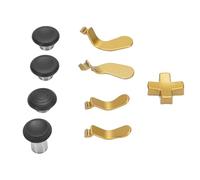Cocoarm Manettes Métalliques pour Series 2 Core, 4 Joysticks Magnétiques | Palettes en acier inoxydable D Pad, 4 formes de joystick remplaçables, pack de composants de contrôleur, kit de