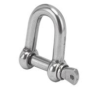 Cocoarm Manille d'ancrage à Goupille à Vis Manille Lyre en Forme de D en Acier Inoxydable 304 M10 pour Chaîne et Câble Métallique Assemblage Facile Résistant à la Corrosion pour Le Camping Amarrage