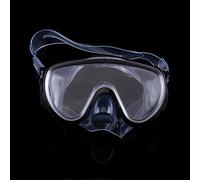 Cocoarm Masque en Verre trempé, Tube de Respiration Semi-sèche en Silicone avec Boucle Réglable, Idéale pour la Plongée, la Natation, la Plongée en Apnée, l'équipement de pour Adulte (Black)
