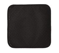 Cocoarm Mat de Lancement EVA de Litière de Chat Imperméable EVA pour la Patrie pour Le Propriétaire du Chat (Black)