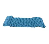 Cocoarm Matelas de Couchage de Camping, Tapis de Couchage en Nylon TPU 40D 191 X 58 X 6 Cm, Matelas Gonflable à Pression des Pieds, Valve 2 Voies, Coussin Pliable pour Tente, Randonnée, Voyage, (BLUE)