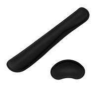 Cocoarm Memory Foam Support Poignet Set, 18.1x3.3in Clavier Pad