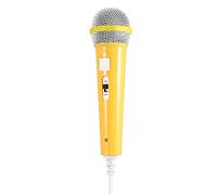 Cocoarm Microphone des Enfants Câblés Microphone karaoké Dynamique avec Une Prise de 3,5 Mm pour Les Enfants Adultes Chantant la Fête Jaune Bleu (Yellow)