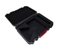 Cocoarm Mini Antenne Satellite Boîte de Rangement, 15,8x13,4x3,95in | Construction étanche ABS et EVA, chargeur de voiture vers câble DC, transport de protection pour équipement RV hors réseau