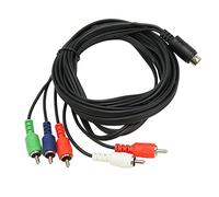 Cocoarm Mini câble DIN 10 broches AV vers péritel YPbPr | Connecteur 10 broches vers 5 sorties vidéo composante, adaptateur pour décodeur satellite