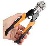 Cocoarm Mini Coupe Boulons, Outil en Acier Chrome Vanadium de 21,6 Cm | Acier CRV, Poignée Antidérapante, Utilisation pour Tige Filetée de Chaîne et Fil, Utilisation Main Gauche ou Droite, Coupe