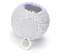 Cocoarm Mini Haut-Parleur Bluetooth, Tissu Porte-Carte Rechargeable (White) | Lecture de musique portable, appairage sans fil de tablette téléphonique, voyage en dortoir et écoute à domicile