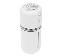 Cocoarm Mini Humidificateur USB de 180ml pour Voiture, Brume Fraîche ABS, 2 Modes de Pulvérisation, Minuterie de 6 à 12H, Veilleuse Colorée pour Voiture, Bureau, Chambre à Coucher, Voyage (WHITE)