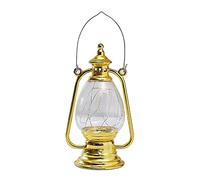 Cocoarm Mini Lanterne Petite Lanterne LED, Lumière des Bougies de Poche en Toute sécurité écologique sans Flamme à LED Décorative LED avec Long Temps D'éclairage pour la Décoration de (Doré)