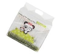 Cocoarm Mini Lingettes Humides Portables Simples, Lingettes Humides Non Tissées pour le Visage, Paquet Individuel de 50 Pièces, Tissu Doux épais pour le Visage et les Mains, Sac de Voyage, (Panda
