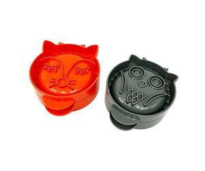 Cocoarm Mini Outil de Presse à Machine à à Main en Plastique ABS avec Motif de Grille d'aération de Dégagement de Vapeur Facile à Couper et à Sceller pour Pique-nique Barbecue Boîte à Déjeuner