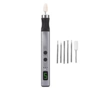 Cocoarm Mini Outil Rotatif sans Fil, 5 Vitesses Stylo Graveur Stylo à Meuler Kit à Graver avec 7 Têtes de Remplacement 1000mAh Rechargeable par USB pour Bricolage Réparation