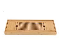 Cocoarm Mini Plateau de Service à thé, Plateau de Service de Style Gongfu avec Conception de Tiroir Spécial, Amovible 2-1, Idéal pour la Maison, 38 * 15cm