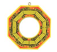 Cocoarm Miroir Convexe du Feng Shui Traditionnel pour la Chance et la prospérité, Miroir de Fengsui Extérieur pour la Maison ou le Bureau (Miroir concave de 4 pouces)