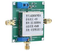 Cocoarm Module Amplificateur à Gain Variable Module Amplificateur à Gain Linéaire PCB AD8367 500 MHz 45 DB DC 5 V avec Coque de Blindage et E/S 50 Ohm pour les Utilisateurs de Laboratoire RF du
