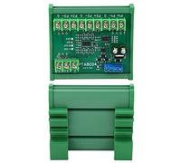 Cocoarm Module de Capteur de Température PT100 RTD Collection de Résistance avec Boîtier de Rail de Guidage 9600 Baud 3 Fils ou 2 Fils DIN35 C45 pour la de la Température Industrielle (B500 DC12V)